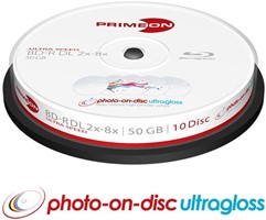 Blu-Ray BD-R Dual Layer 50 GB imprimable Intenso